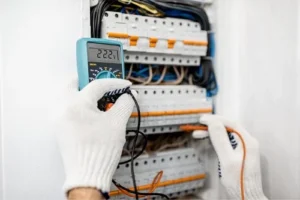 electrician-charlotte-nc-testing-electrical-panel